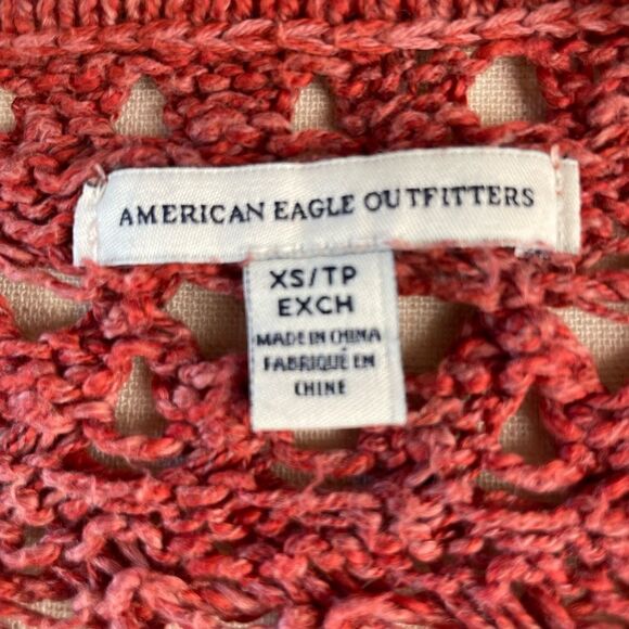 American Eagle Outfitters Loose Knot Cropped Sweater Size XS EUC - Picture 6 of 7